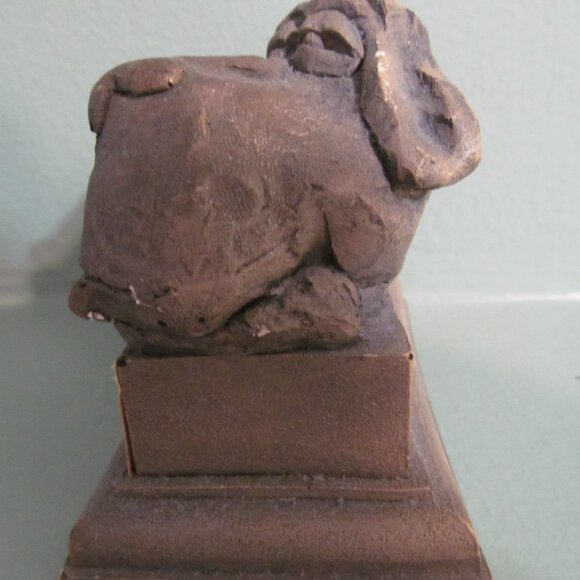 Vintage 1972 Abbey Press Paperweight Dog I'd Enjoy Day More If It Started Later - Picture 5 of 12